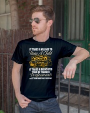 It takes a village to raise a child it takes Classic T-Shirt lifestyle-mens-crewneck-front-2