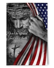Jesus Christian don't be afraid just have faith 11.5"x17.5" Garden Flag front
