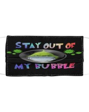 Grinch stay out of my bubble face mask Cloth face mask front