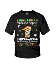 Chihuahuas make me happy people well that's why I Youth T-Shirt tile