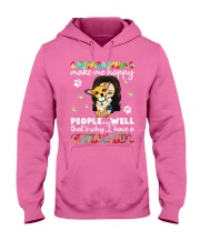 Chihuahuas make me happy people well that's why I Hooded Sweatshirt tile