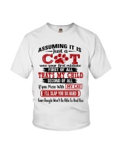 Assuming it is just a cat was your first mistake Youth T-Shirt tile