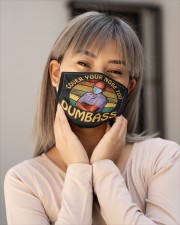 Cover your nose too dumbass face mask Cloth face mask aos-face-mask-lifestyle-17