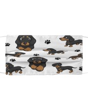 Dachshund Group Face Mask Cloth face mask front