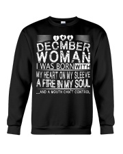 December Woman T Shirt Crewneck Sweatshirt thumbnail