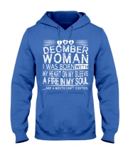 December Woman T Shirt Hooded Sweatshirt front