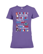 I Will Teach Premium Fit Ladies Tee tile