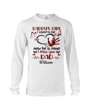 Daddys girl I used to be now he is mine I miss you Long Sleeve Tee tile