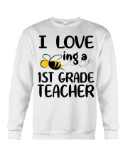 I Love being a 1st grade Teacher Crewneck Sweatshirt tile