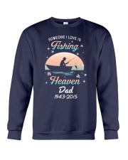 Someone I love is fishing in heaven Crewneck Sweatshirt tile