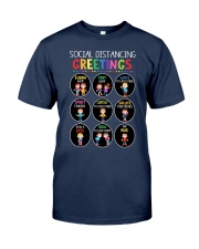 Social Distancing Geetings Classic T-Shirt tile