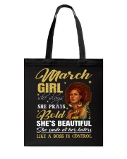 March Girl Tote Bag tile