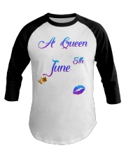 June birthday 5th Baseball Tee tile