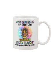 OLD LADY WAS YOUR FIRST MISTAKE Mug thumbnail