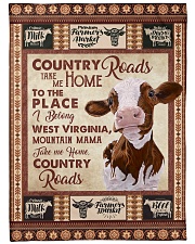 TAKE ME HOME COUNTRY ROADS Large Fleece Blanket - 60" x 80" front