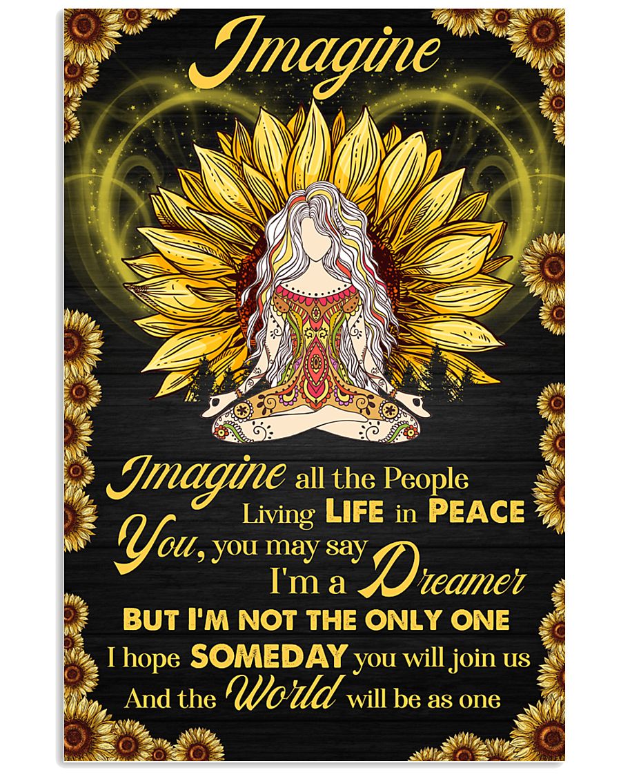IMAGINE ALL THE PEOPLE 11x17 Poster