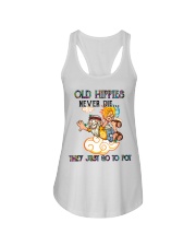 OLD HIPPIES NEVER DIE Ladies Flowy Tank thumbnail