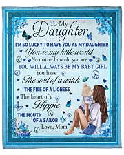To my Daughter Quilt Fleece Blanket - 50" x 60" front