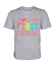 FIRST GRADERS - I LOVE YOU V-Neck T-Shirt thumbnail