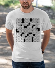Stuffed shirt crossword clue Classic T-Shirt apparel-classic-tshirt-lifestyle-front-50