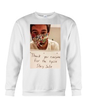Lenin Gutierrez Thank you stay safe shirt Crewneck Sweatshirt thumbnail