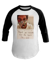 Lenin Gutierrez Thank you stay safe shirt Baseball Tee thumbnail