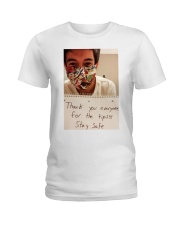 Lenin Gutierrez Thank you stay safe shirt Ladies T-Shirt thumbnail