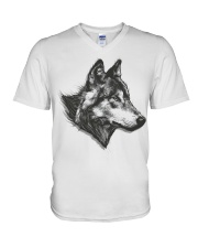 Grey Wolf V-Neck T-Shirt thumbnail