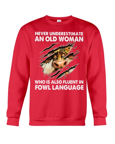 Cow Funny Crewneck Sweatshirt
