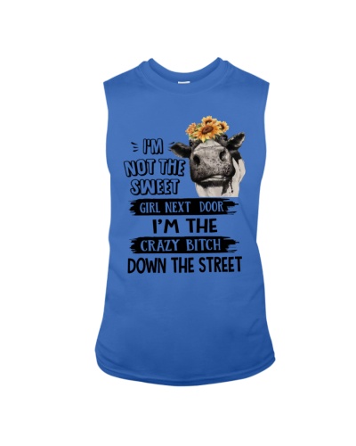Cow Funny Sleeveless Tee