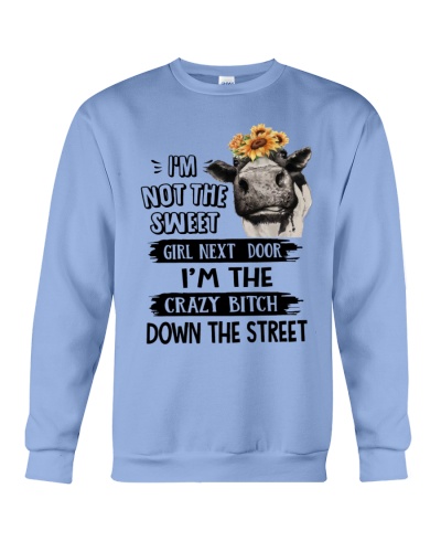Cow Funny Crewneck Sweatshirt