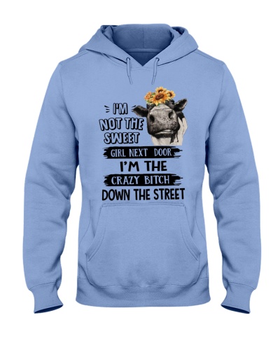 Cow Funny Hooded Sweatshirt