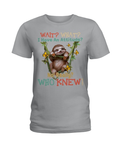 Sloth Funny Ladies T-Shirt