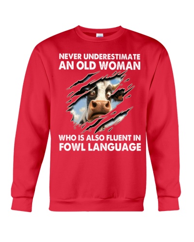 Cow Funny Crewneck Sweatshirt
