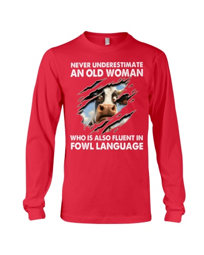 Cow Funny Long Sleeve Tee