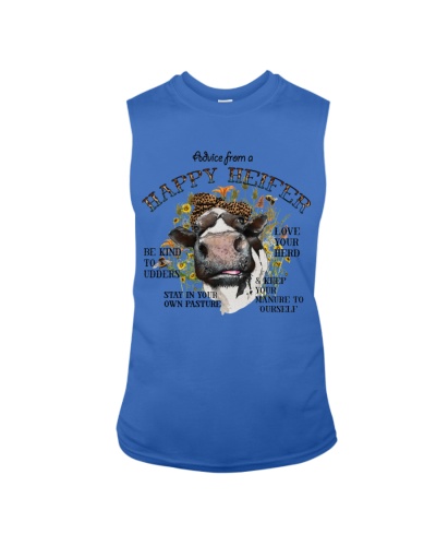 Advice From A Happy Heifer Sleeveless Tee