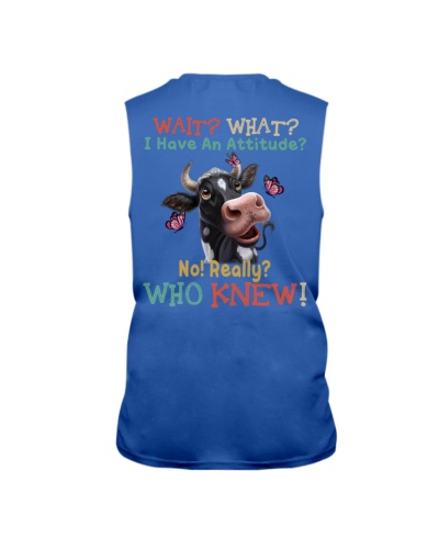 Cow Funny Sleeveless Tee