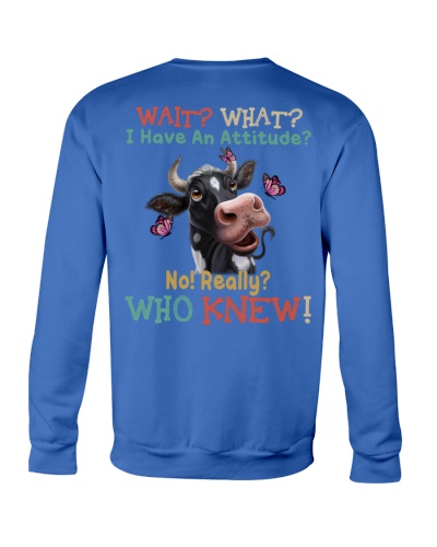 Cow Funny Crewneck Sweatshirt