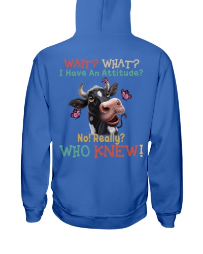 Cow Funny Hooded Sweatshirt