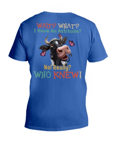 Cow Funny V-Neck T-Shirt