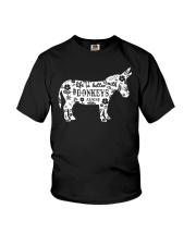 Life Is Better With Donkeys Youth T-Shirt thumbnail