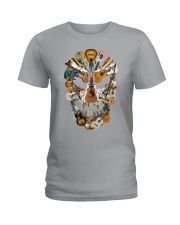 Guitar Skull Ladies T-Shirt thumbnail