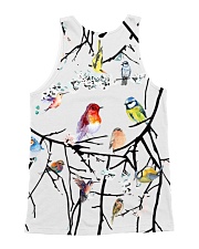 Birds Coloful Art All-over Unisex Tank back