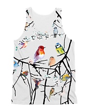 Birds Coloful Art All-over Unisex Tank front