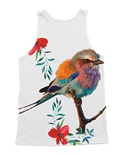 Bird And Flower Art Full 2018 All-over Unisex Tank back
