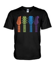Guitar Color V-Neck T-Shirt thumbnail