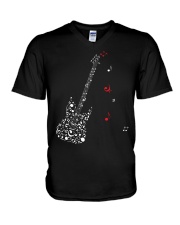 Bass Music V-Neck T-Shirt thumbnail