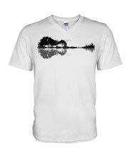 Nature Guitars V-Neck T-Shirt front