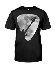 Bass Pick And Moon Premium Fit Mens Tee front