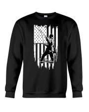 Fishing USA Flag Crewneck Sweatshirt thumbnail